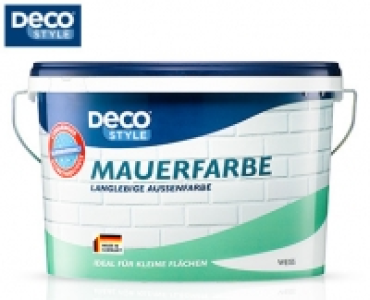 DECO STYLE®Mauerfarbe, 5 l 14.99 €