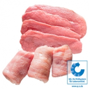 Frische Schweinerouladen oder Schweinesteaks aus dem Schinken, natur,  5.55&nbsp;&euro;