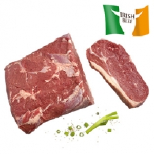 Frisches Irisches Rinderroastbeef oder Rumpsteaks je 100 g 2.69 €