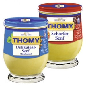 Thomy Delikatess Senf versch. Sorten, jedes 250-ml-Glas 0.99&nbsp;&euro;
