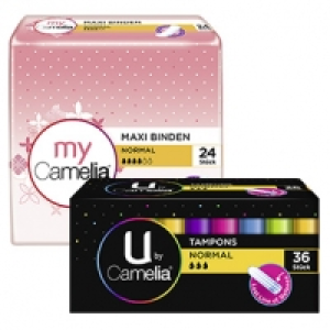 Camelia Tampons oder Maxi Binden versch. Sorten, jede Packung 1.99&nbsp;&euro;