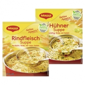 Maggi Guten Appetit Suppen versch. Sorten, jeder Beutel 0.55&nbsp;&euro;