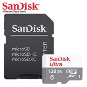 microSDXC-Karte 128 GB mit Adapter 39.95 €
