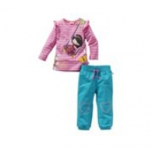 Baby-Mädchen-Set mit Rüschen, 2-teilig 7.99 €