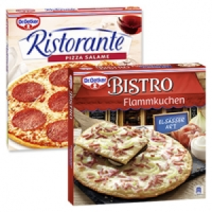 Dr. Oetker Pizza Ristorante Salame 320 g oder Bistro Flammkuchen Elsäs 1.99 €