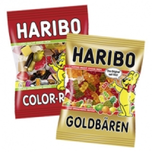Haribo Fruchtgummi oder Lakritz versch. Sorten, jeder 175/200-g-Beutel 0.65&nbsp;&euro;