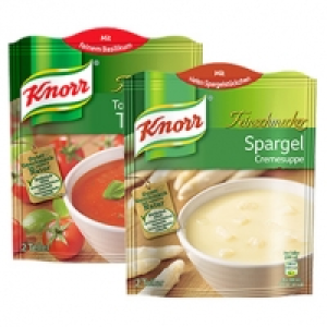 Knorr Feinschmecker Suppen versch. Sorten, jeder Beutel 0.79&nbsp;&euro;