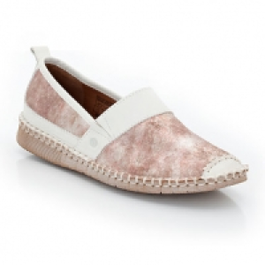 Josef Seibel Damen Slipper im metallic Look