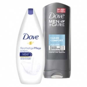Dove Dusche versch. Sorten, jede 250-ml-Flasche 1.19 €