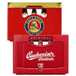 Budweiser oder Paulaner Weissbier versch. Sorten, Alkoholfrei 20 x 0,5 14.49&nbsp;&euro;