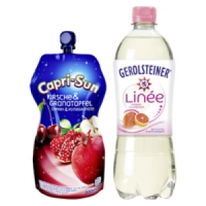 Gerolsteiner Erfrischungsgetränke 0,75 Liter oder Capri-Sun 0,33 Liter