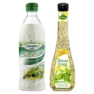 Kühne Dressing, Exquisit Essig oder Develey Dressing versch. Sorten, j
