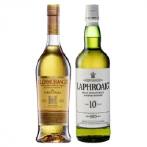 Laphroaig Islay Single Malt Scotch Whisky 10 Jahre oder Glenmorangie t