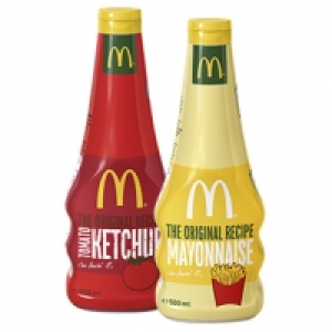 Mc Donalds Tomatenketchup 750 ml oder Mayonnaise 500 ml, jede Flasche