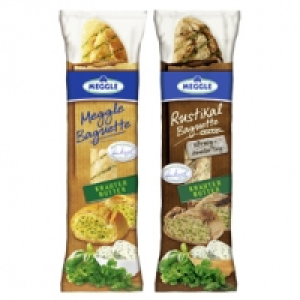 Meggle Baguette oder Rustikal Baguette versch. Sorten, jede 160-g-Pack