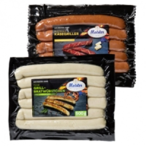 Meister Grillbratwürstchen, Krakauer oder Käsegriller, jede 400/500-g-