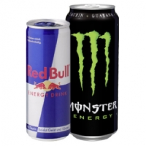 Monster Energy Drink versch. Sorten 0,5 Liter oder Red Bull 250 ml, (k
