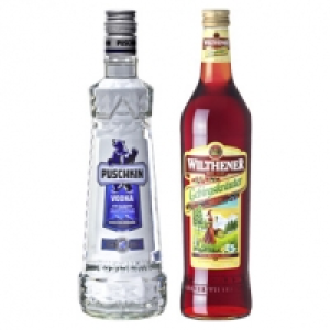 Puschkin Vodka und weitere Sorten oder Wilthener Gebirgskräuterlikör 3