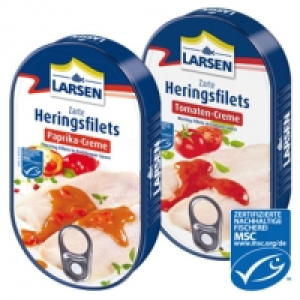 Larsen Heringsfilets versch. Sorten, jede 200-g-Dose 0.95&nbsp;&euro;