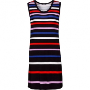 Adagio Damen Kleid ohne Arm, gestreift