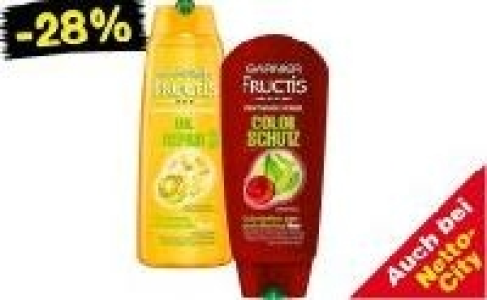 Garnier Fructis Shampoo oder Spülung 1.39 €