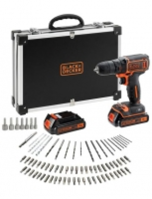 Akkuschrauber BDCDC18BAFC, 18V, 2x 1,5Ah Li Akkus, 80-teiliges Zubehör 99.99 €