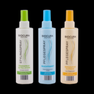 Aldi Nord Biocura® Haarpflege- / Stylingspray