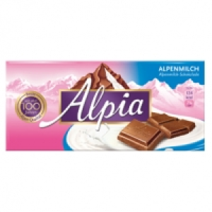 Alpia Schokolade versch. Sorten, jede 100-g-Tafel