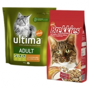 Ultima 750 g oder Brekkies 1,5 kg, Katzen-Trockennahrung versch. Sorte