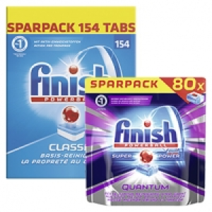 finish Sp&uuml;lmaschinen-Tabs Sparpack versch. Sorten, jede 154/110/100/80