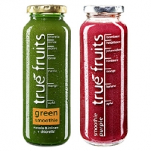 True Fruits Smoothies versch. Sorten, jede 250-ml-Flasche