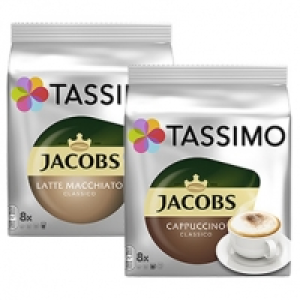 Tassimo Jacobs Caffé Crema Classico 16er oder Latte Macchiato Classico 3.69 €