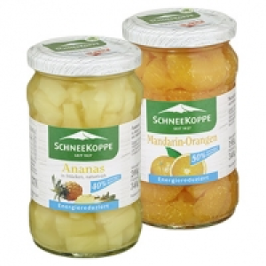 Schneekoppe Mandarin-Orangen oder Ananans in St&uuml;cken versch. Sorten, j