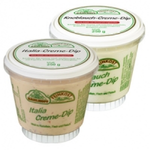 Dahlhoff Creme-Dip versch. Sorten, jeder 250-g-Becher