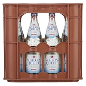 Schloss Quelle Mineralwasser versch. Sorten, 12 x 0,7 Liter, jeder Kas
