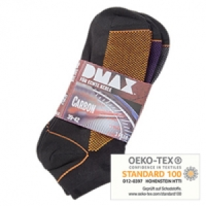 Herren-Sneakersocken Carbon, Gr&ouml;&szlig;e: 39/42 - 43/46, 3er-Pack