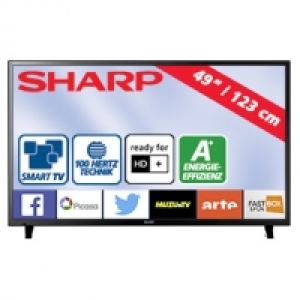 49-FullHD-LED-TV LC-49CFF6002E, HbbTV, integr. HD-Satelliten-Receiver