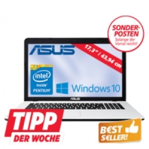 Notebook F751SA, mit schnellem Intel Pentium N3710 Quad-Core-Prozessor