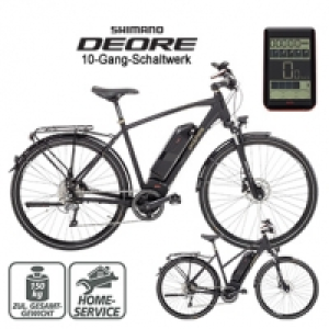 Alu-Elektro-Trekkingrad Navigator eSport, AEG Comfort-Drive Mittelmoto