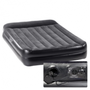 Doppel-Velours-G&auml;stebett Deluxe, stabiles Luftbett, m&uuml;helos aufblasbar