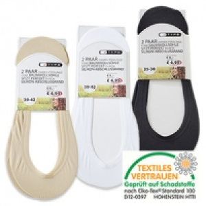 Damen-F&uuml;&szlig;linge, atmungsaktiv dank nat&uuml;rlicher Baumwollsohle, rutschsic 4.99&nbsp;&euro;