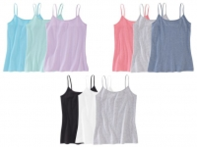 ESMARA® Lingerie 3 Damen Spaghettitops 6.99 €