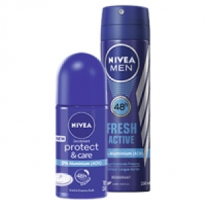 Nivea Deo Spray oder Roll on, versch. Sorten, jede 150/50-ml-Dose/Roll 1.49&nbsp;&euro;