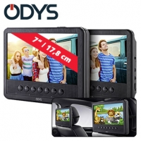 Real  Mobiles DVD-Set Seal 7 Pro mit zwei 7-TFT-Monitoren digitales Display,