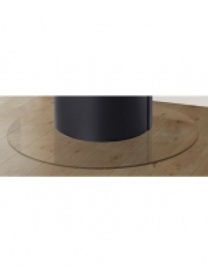 Glasbodenplatte Rund, Ø 110 cm, transparent, zum Funkenschutz