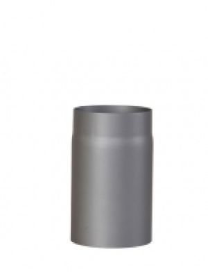 Rauchrohr 250 mm Länge in Grau, Ø 150 mm, Ofenrohr für Kaminöfen
