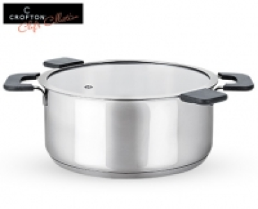 CROFTON&reg; Chefs Collection Edelstahl-Topf, &Oslash; 24 cm