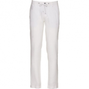 Peckott Herren Leinenhose mit Kordelzug