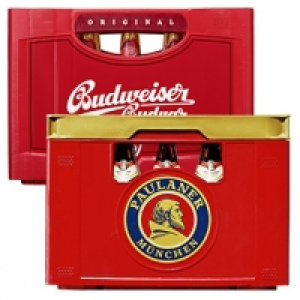 Paulaner Weissbier versch. Sorten oder Alkoholfrei oder Budweiser 20 x 13.99&nbsp;&euro;