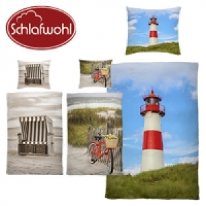 Renforc&eacute;- Bettw&auml;sche, 100 % Baumwolle, 135 x 200/80 x 80 cm, je 19.99&nbsp;&euro;